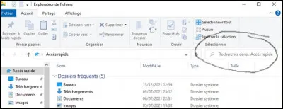 Si je ne sais plus où j'ai mis mon document, je peux...