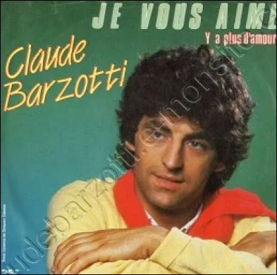 Choisissez l'auteur / compositeur de "Je vous aime" :