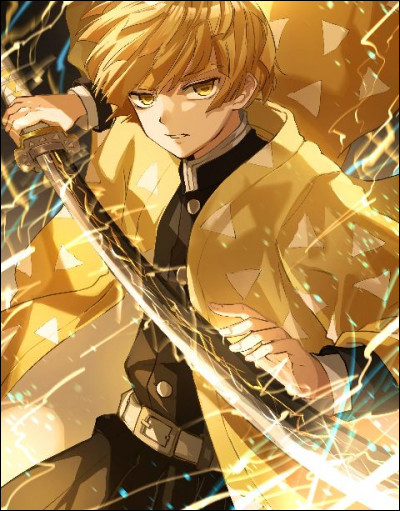 Quelle était l'ancienne couleur de cheveux de Zenitsu ?