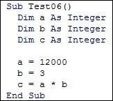 La variable c vaut...