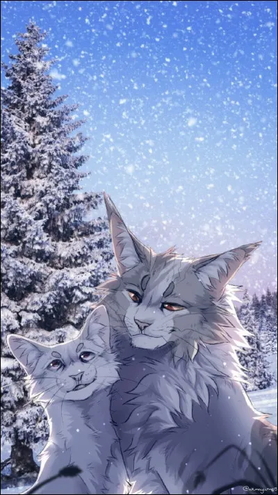 Ainsi, Pelage de Neige devint véritablement la compagne de Griffe d'Épine. Puis Lune Bleue, et Nuage de Rose et Nuage de Mousse tombèrent malades. Pour quelle raison ?