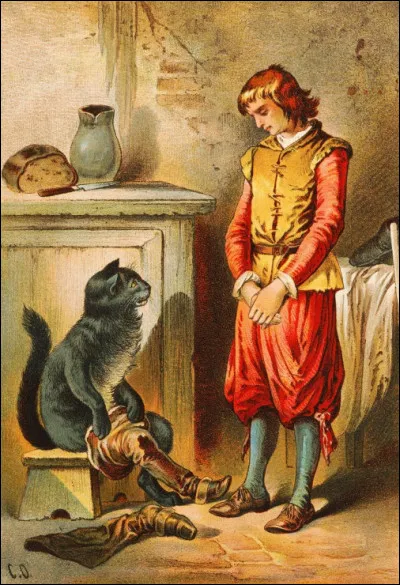 Qui a écrit le conte "Le Chat botté" ?