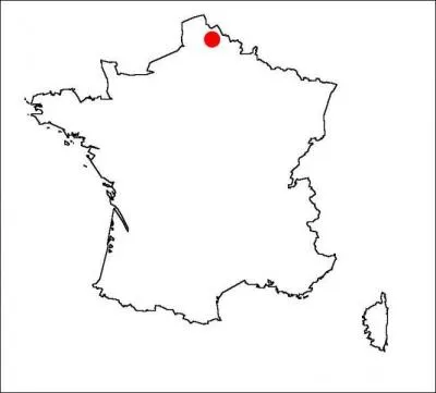 Quel ville reprsente le point rouge sur la carte ?