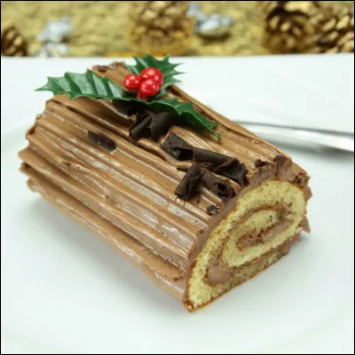 Mange-t-on des bûches de Noël ici ?