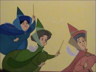 Nous sommes les trois fes bienveillantes amies de Cendrillon