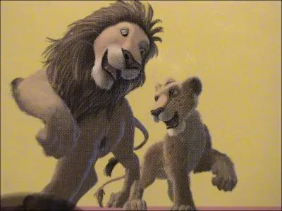 Je suis Symba et voici mon amie Nala