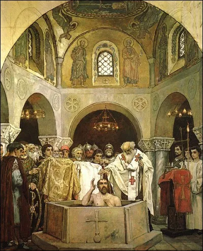 En 988, le grand-prince de Kiev, Vladimir Ier, épouse Anne, sur de lempereur byzantin Basile II. Il décide alors de
