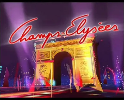 Qui présentait l'émission de variétés ''Champs-Élysées'' ?