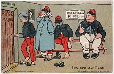 Que signifie "tirer au flanc" durant une bataille ?