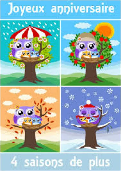 Durant quelle saison es-tu né ?