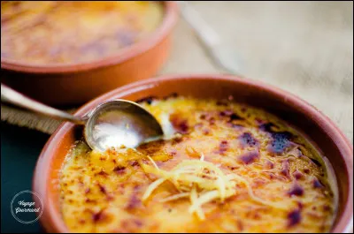 En Catalogne fran&ccedil;aise et espagnole la cr&egrave;me catalane est le dessert embl&eacute;matique. Quelle est son origine ?