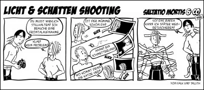 Complétez : 
"Ich hab nie..."