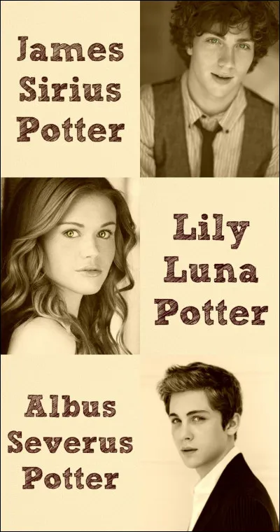Qui est l'enfant de Harry qui a les yeux de Lily ?