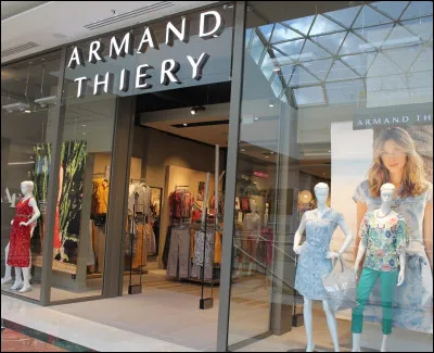 Le premier magasin de vêtements ''Armand Thiery'' a vu le jour en Belgique.