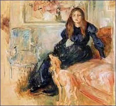 ''Julie et son lévrier'' est une toile peinte par une impressionniste. Laquelle de ces trois artistes a immortalisé cette scène en 1893 ?