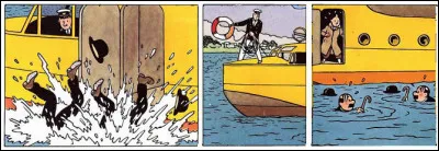 "Plouf ! Les-Dupondt-vo-guent-sur-les-flots-qui-tombe-à-l'eau" ? Quel est ce bâtiment ?