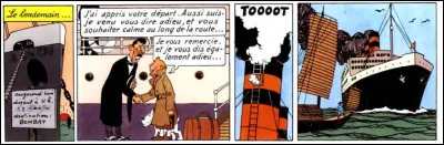 Le paquebot que prend Tintin de Changhai à Bombay porte le nom d'une ville indienne, sise entre Bénarès et Calcutta. C'est-à-dire ?