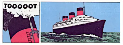 "Cocori...quai !" > Sans rire, le transatlantique [nom ?] aura passé plus de temps amarré qu'en mer : pas que beau, il est malgré tout le seul navire français détenteur du "Ruban..." [Complétez !]