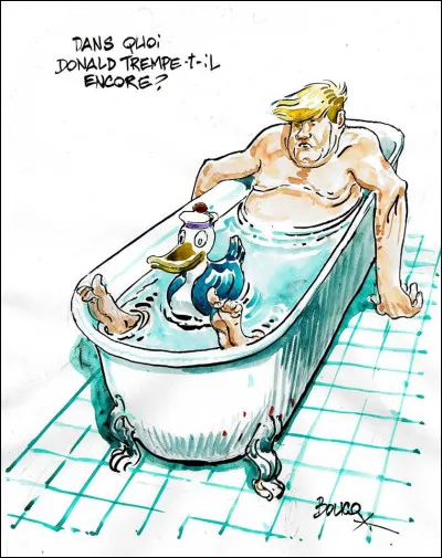 La politique de l'________ n'est pas de mon fait, et encore moins celle de mes partisans. En ce qui concerne la pollution, le réchauffement climatique et autres trous dans la couche dozone, il est clair comme de leau de roche que je ne me mets pas ______ en tête. Connu pour enfoncer les ______ ouvertes, je prends les enfants du bon dieu pour des canards sauvages. Mais à trompeur, trompeur et ____ : vous m'avez tout de même démasqué, je suis Donald Trump !