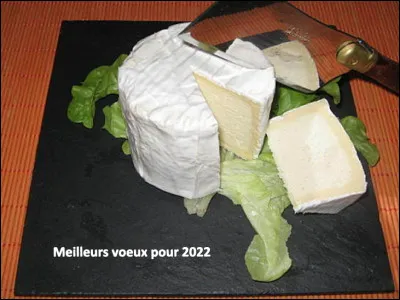 Le chaource, fromage au lait de vache à pâte molle et à croûte fleurie est produit dans la Marne.