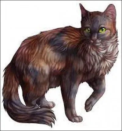 Étoile Balafrée, chef du Clan de la Rivière a eu Rivière d'Argent avec Brise de Nénuphar.