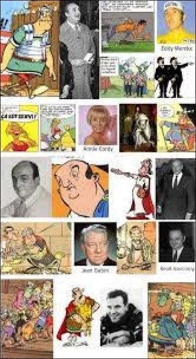 Dans quel album trouve-t-on les caricatures de Bernard Blier, Sean Connery et Jean Gabin ?