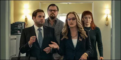 Un film sorti le 24 décembre 2021 sur Netflix. Quel est ce film, qui est une comédie, réalisé par Adam McKay, dans lequel on peut voir Leonardo DiCaprio, Jennifer Lawrence, Meryl Streep, Cate Blanchett, Jonah Hill, Mark Rylance, Timothée Chalamet, Tyler Perry, Ron Perlman, Ariana Grande, Tomer Sisley, Michael Chiklis et Chris Evans ?