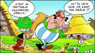 Quels sont les deux seuls personnages, en dehors d'Ast&eacute;rix et Ob&eacute;lix, qui n'ont pas &eacute;t&eacute; fig&eacute;s par les extraterrestres dans "Le Ciel lui tombe sur la t&ecirc;te" ?