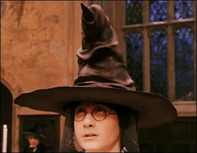 Que fait le choixpeau magique avant d'envoyer les nouveaux élèves dans leur maison ?