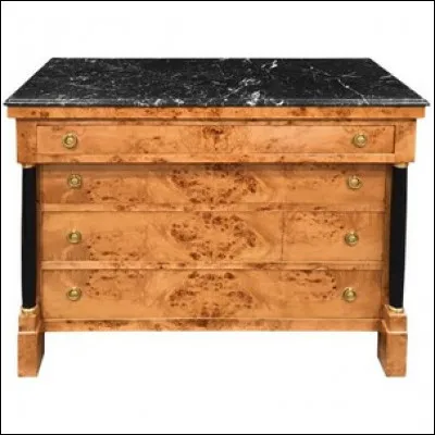 Qu'utilise-t-on souvent pour décorer des meubles ?