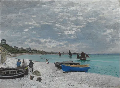 Qui a peint, en 1867, "la Plage de Sainte-Adresse"