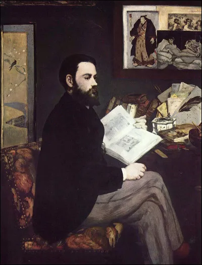 Qui a réalisé, en 1868, ce "Portrait d'Emile Zola" ?