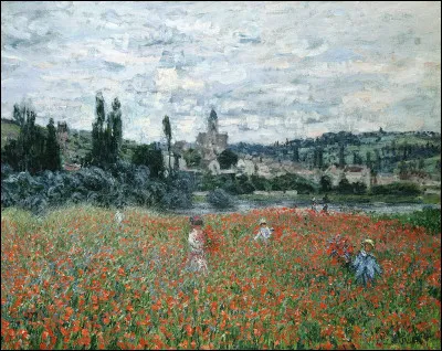Qui a peint, en 1879, "Champ de coquelicots près de Vétheuil" ?