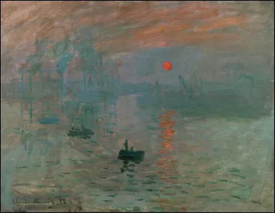 Qui a peint, en 1872, "Impression, soleil levant" ?