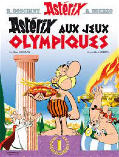 À la fin de l'album "Astérix aux Jeux Olympiques", les romains qui ont bu de la potion magique ont la langue verte.