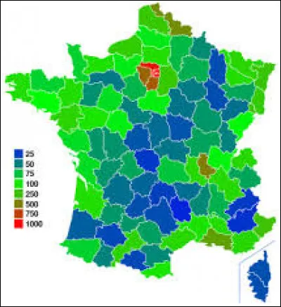 Quel département de France métropolitaine est le moins peuplé ?