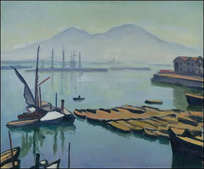 Quel peintre a réalisé "Baie de Naples" ?