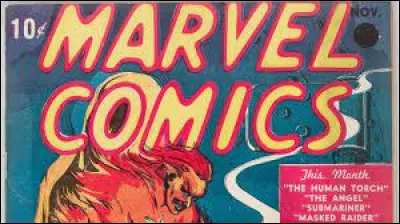 Marvel a publié son premier comic en octobre 1939.