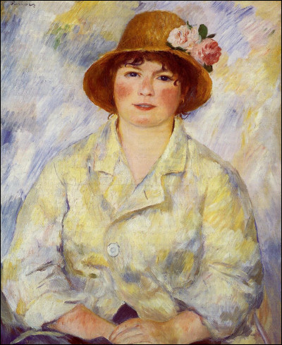 Qui Auguste Renoir a-t-il représenté sur cette toile ?
