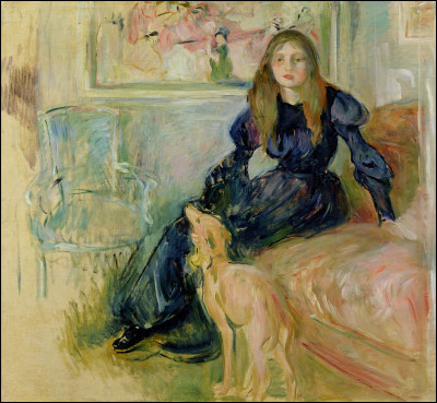 Berthe Morisot a fait ici le portrait de sa fille :