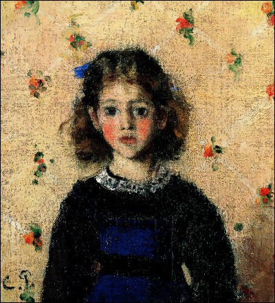 Qui est représentée sur cette toile de Camille Pissarro ?