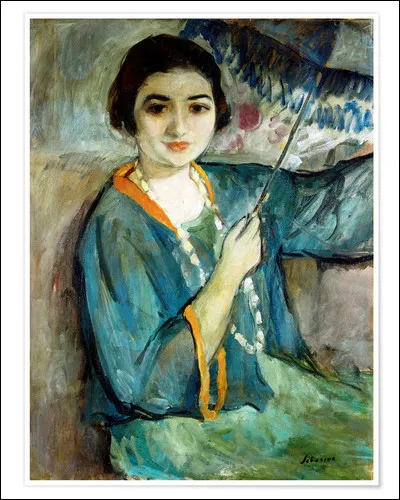 Henri Lebasque aimait faire des peintures de sa fille :