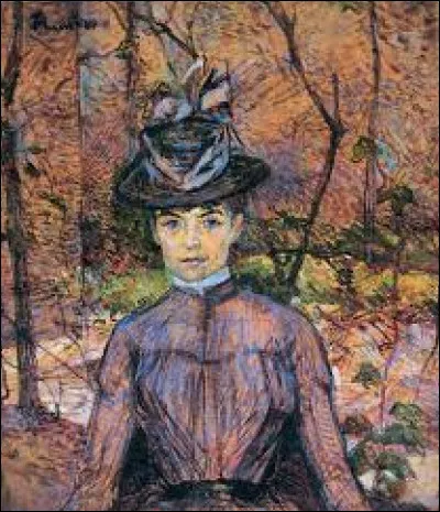 Voici une uvre de Toulouse Lautrec, qui est sa muse ?