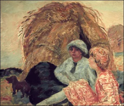 Voici une peinture de Pierre Bonnard représentant la muse de son cur :