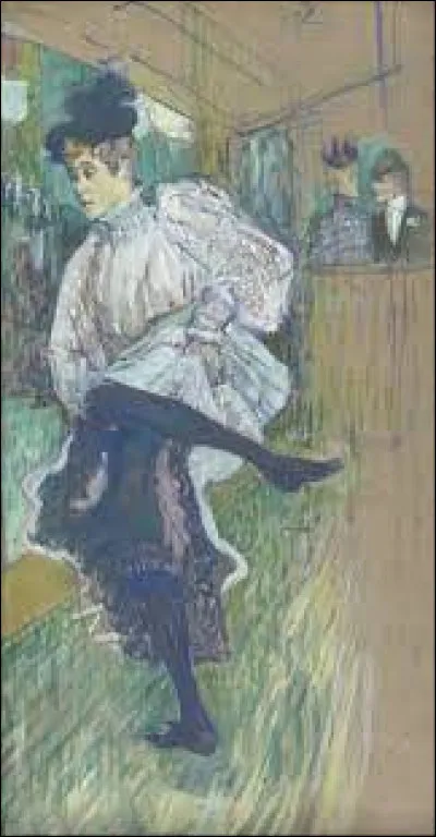 Qui Toulouse Lautrec a-t-il immortalisé sur cette toile ?