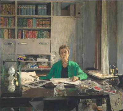 Qui travaille devant le peintre Edouard Vuillard ?