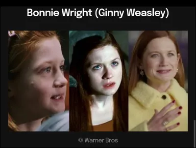 Qui interprète Ginny Weasley dans les films ?