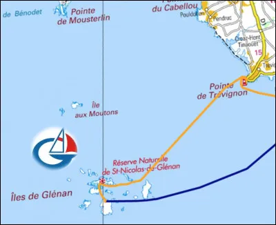 L'archipel des Glénan est un groupe d'îles du golfe de Gascogne au large du Finistère.