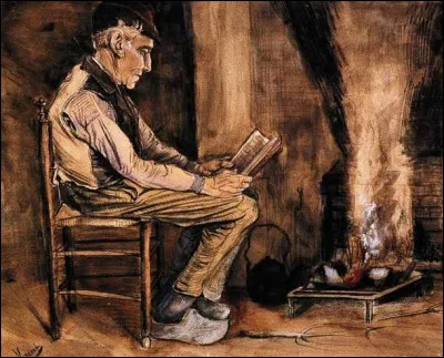 Qui a représenté ce paysan ?