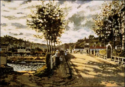 Qui a représenté "Le Pont à Bougival" ?